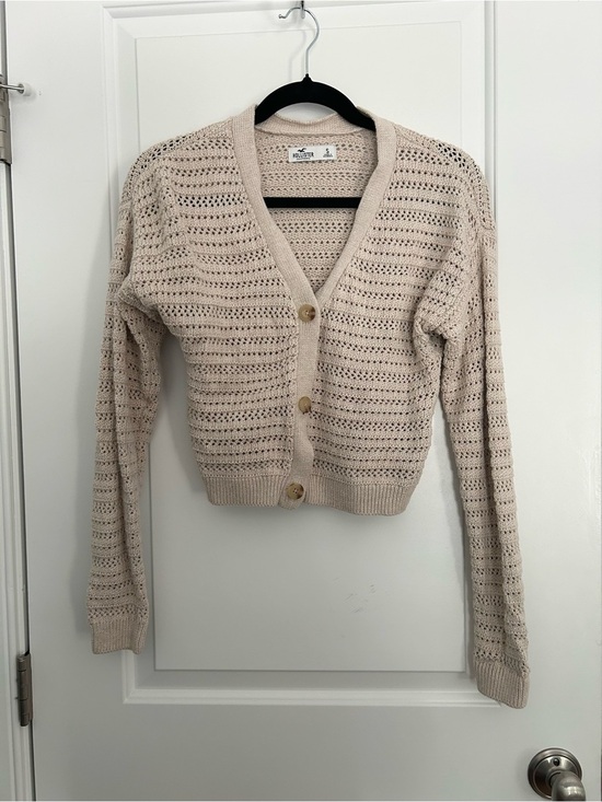 Hollister Sweaters - Hollister Crochet Open Knit Cardigan Sweater